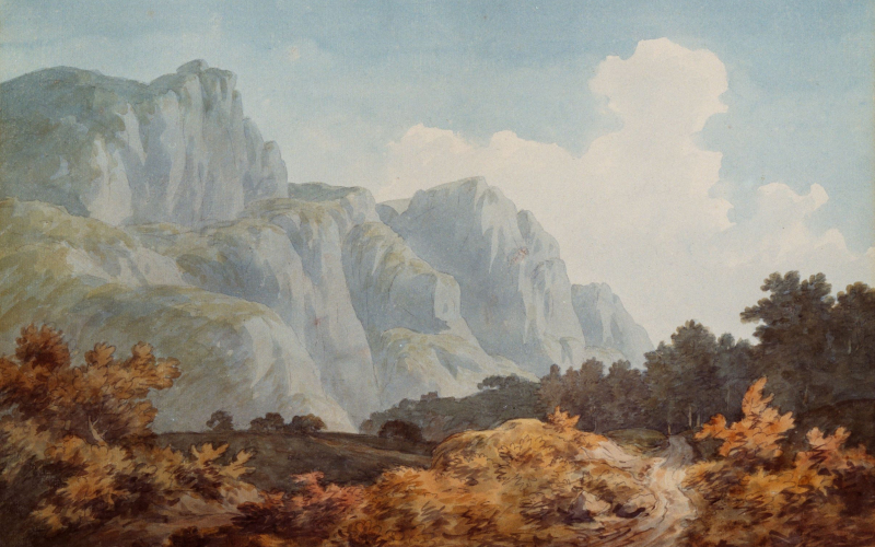 11 Near Glarus, Switzerland, 1781 by John Warwick Smith.