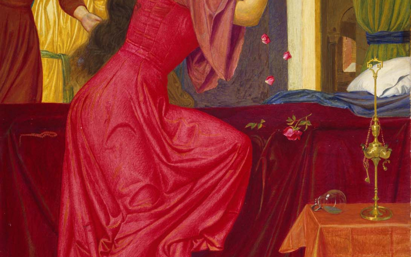 4 Sigismonda Drinking The Poison. Artist Joseph Edward Southall