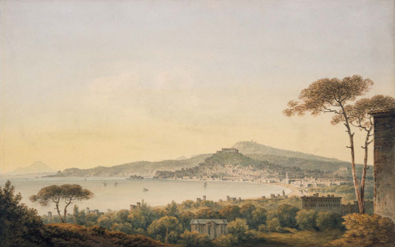 41 Naples From Sir William Hamilton's Villa, 1780-1782 by John Warwick Smith