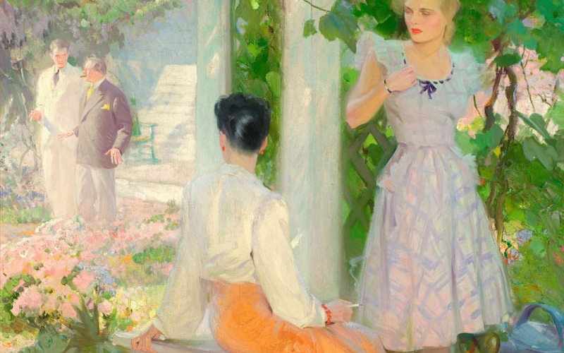 In the Garden, 1942