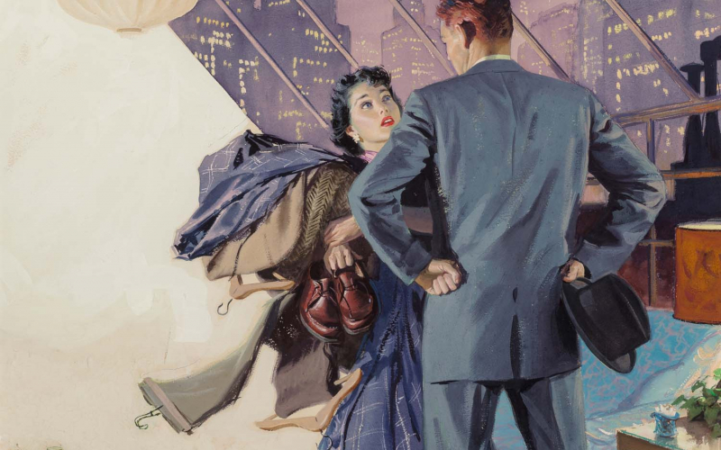 The Man Across the Hall, Woman's Home Companion, 1956